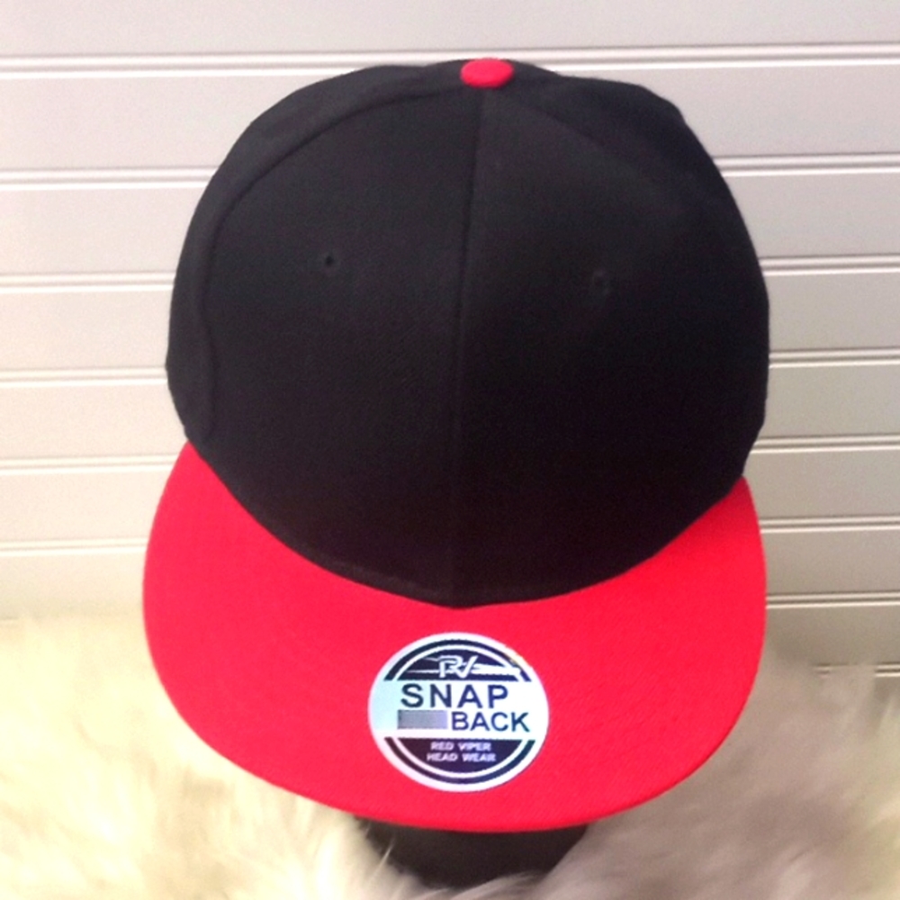 Red Viper Snap Back Baseball Cap 🧢